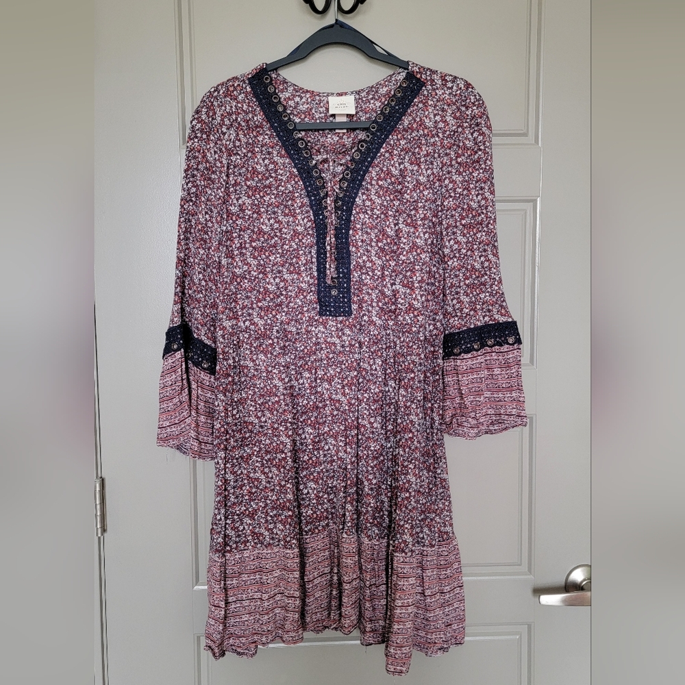 Floral Boho Tunic Dress